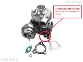 Turbolader HYUNDAI SONATA V (NF) 2.0 CRDi TC10-0309 757886-0003