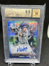 2017 Bowman Chrome Mark Vientos Blue Ref Auto /150 BGS 9.5 / 10 RC Color Match