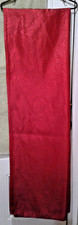 Red Shimmer Metallic Fabric Party/Holiday Tablecloth Banquet Size 60" x 102"