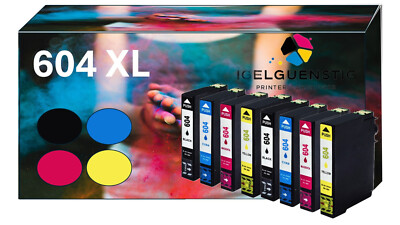8x XL Patronen passt für Epson 604XL XP 2200 3205 2205 3200 4200 4205  2930 2910