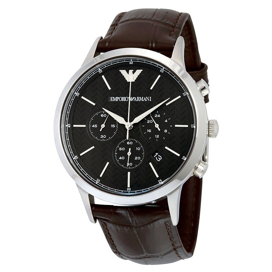 Emporio Men's Dress Chronograph Quartz Stainless Steel Watch