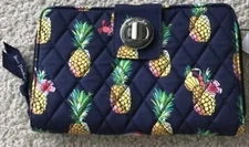 NWT .~ Vera Bradley Toucan Party RFID Turnlock Wallet