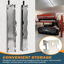 2x Edelstahl Rad Ausrichtung Werkzeug Spur Einstellung Spur Platten für Fahrzeug