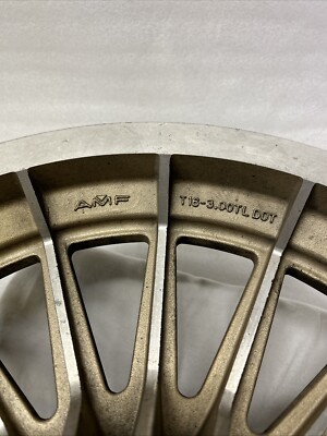 16x3 16 Spoke 16‚Äù FLH Shovelhead Rear Mag Wheel | GOLD 75th