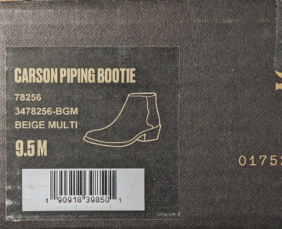 Frye Carson Piping Bootie, Beige Multi, Women's 9.5 M | eBay