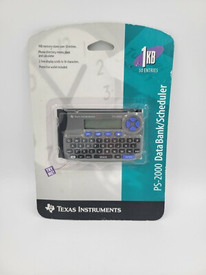 Texas Instruments Ps-2000 Data Bank Scheduler calculator Vintage 1995 New Sealed