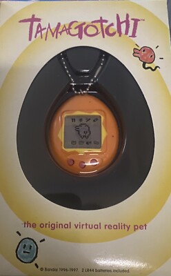 Tamagotchi Orange/Yellow Virtual Electronic Pet 1996/1997 | eBay