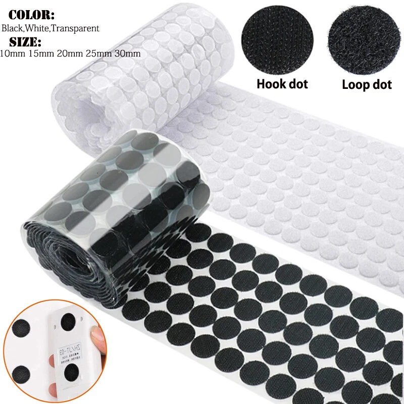 small & large HOOK AND LOOP COINN Dots ~ SELF ADHESIVE Sticky Pads ~ HEAVY DUTY - Image 4 of 4
