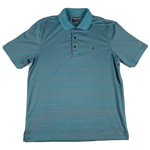 IZOD Golf Men's Golf Polo Shirt Blue 