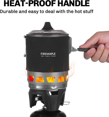 Fire-Maple ''Fixed Star 3'' Personal Cooking System, Black