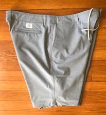 Faherty Mens 40x9 All Day Shorts Grey Flat Front Stretch Preformance Golf Preppy