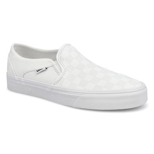 vans asher white womens