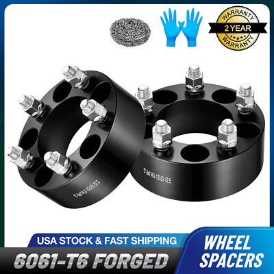 2PCSS 2 Inch 5x4.5 5x114.3 Wheel Spacers 1/2''x20 for Jeep Liberty 2006-2012