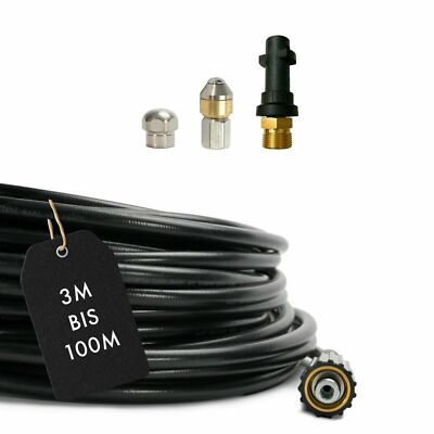 Rohrreinigungsschlauch für Kärcher Kränzle Kanalratte Abflussreiniger 1/8'' - M22