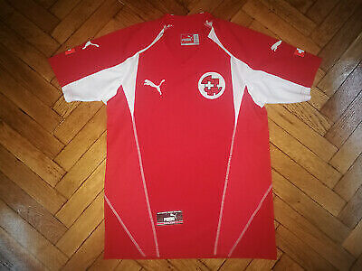 Maglia Svizzera Calcio Puma Suisse Maglia Calcio Maillot Youth Trikot MINT 