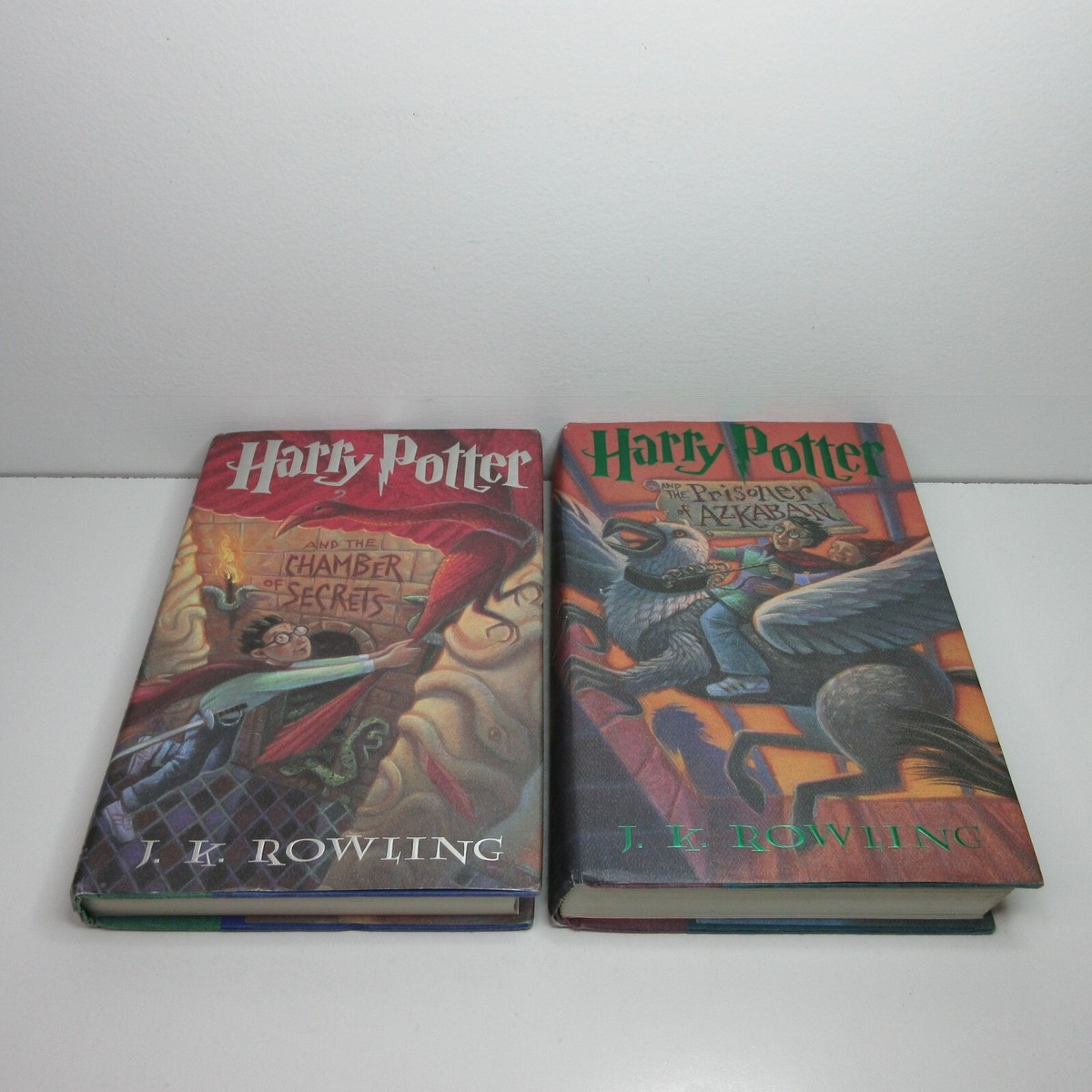 Lot of Harry Potter First Edition Hardcover Books by Rowling Year 
