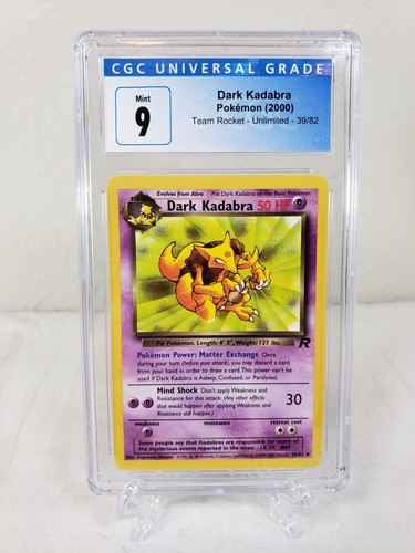 Dark Kadabra (Unlimited) graded CGC 9 for sale on eBay