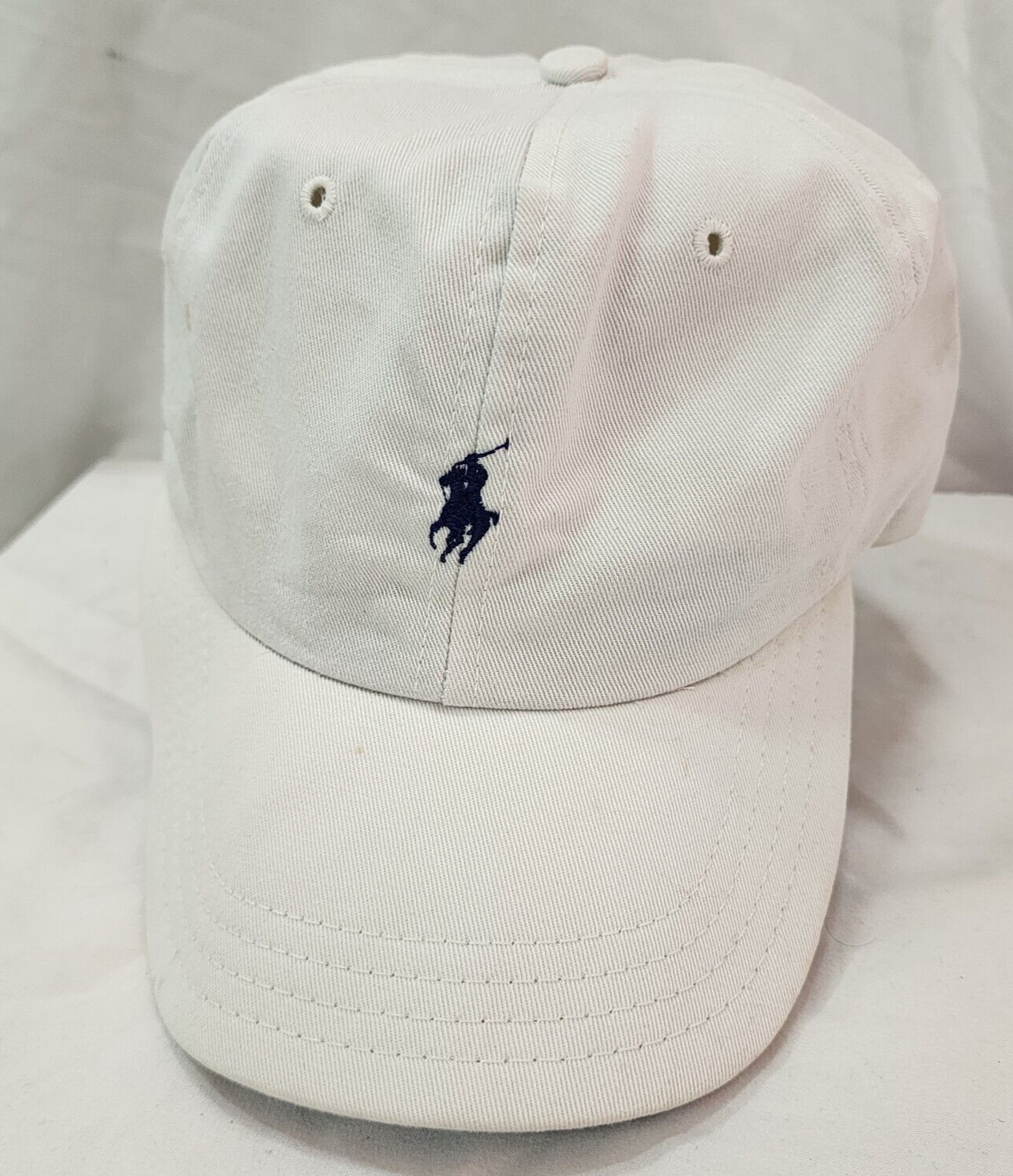 Berretto da baseball vintage Polo Sport classico pony iconico logo ricamato bianco