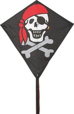 HQ Kites - Eddy Jolly Roger - Single Line Kite Kinderdrachen Drachen