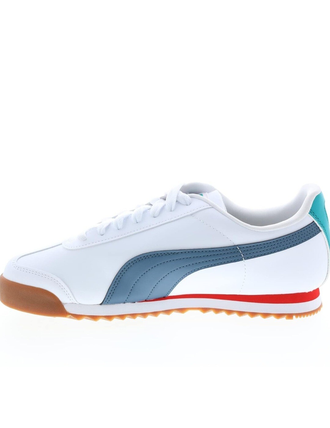 Size 9.5 womens puma roma basic shoes white-evening sky gum image 6