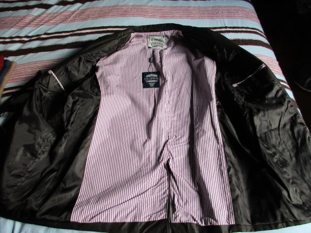 parka OLIPHIL noire coton enduit T.XL