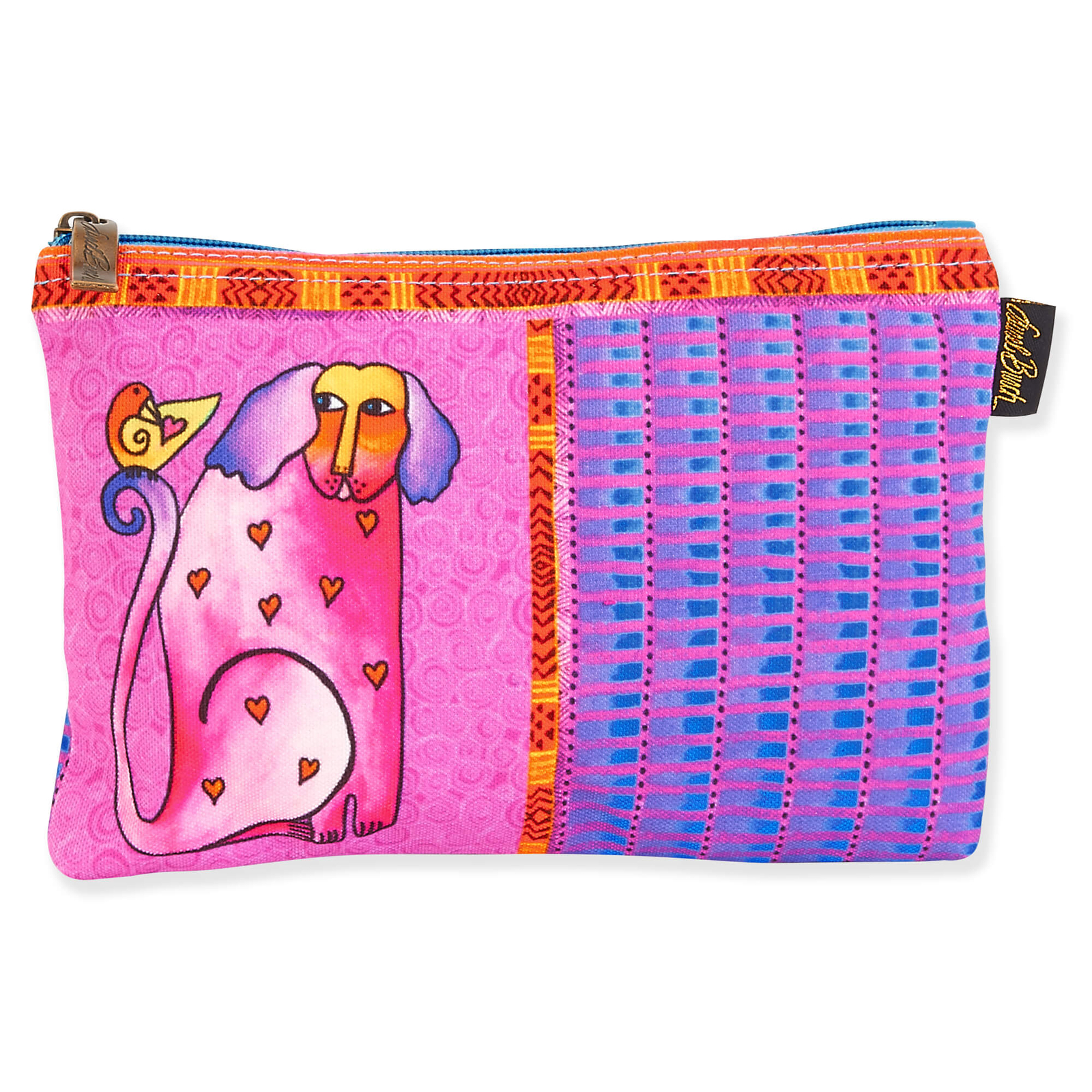 Косметичка Laurel Burch Classic Dogs розоваяфиолетовая в полоску C Lover Dog 2490₽