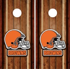 Cleveland Browns Cornhole Board Vinyl Sticker Decal Skin Wrap Decor VZ721