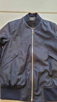 **NEU** Paul Smith Bomber Jacke Blau / Schwarz kariert Gr. S