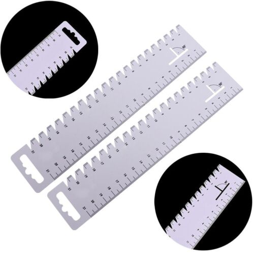 2PCS,Sewing Patchwork Ruler Ultrathin Soft Sewing Tools Quilting-Handmade 21cm