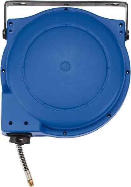 PRO SOURCE Retractable Air Hose on Spring Retractable Reel: 180 psi, 33' Hose