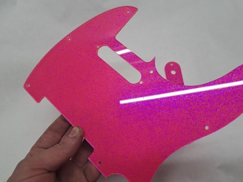 Lo último Juego de Cubierta de Control de Golpeador Brillo Rosa Brillo para Fender Tele Telecaster - Imagen 5 de 16