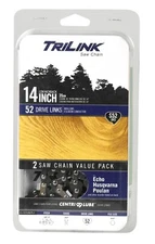 TriLink S52 Saw Chain Low Kickback 14in -  .043" Gauge - 2 Saw Chain Pack