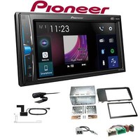 Pioneer Multimedia Autoradio Bluetooth Dab+ FüR Volvo XC70 2004-2007 Schwarz