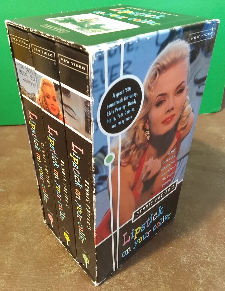 LIPSTICK on YOUR COLLAR (1993) Ewan McGregor, Dennis Potter 3-tape VHS boxed set - Image 2 of 4