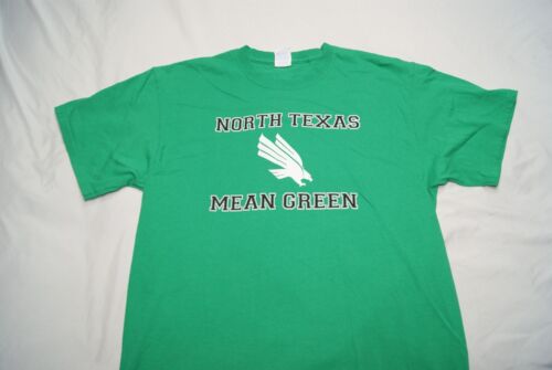 university of north texas mean green t-shirt men large green eagle logo unt - 第 1/9 張圖片