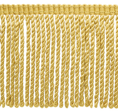 Helles Gold 6'' Bullion Fransenbesatz, Dekoratives Gimp Design [Pro Yard]