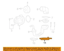 FORD OEM 09-10 F-150 Cooling Water Pump-Housing Seal 5W7Z8C388AA