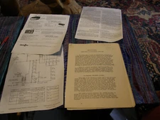 JANSZEN 1-30 ELECTROSTATIC SPEAKERS  Original operating Manual with schematic