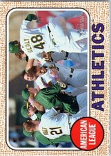 2017 Topps Heritage #149 Oakland Athletics TC