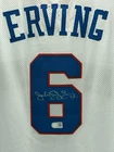 Julius 'Dr. J' Erving Signed Philadelphia 76ers Basketball Jersey NBA HOF PC COA