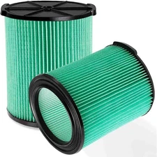 VF6000 HEPA Cartridge Filter 5-Layer Pleated Paper for RIDGID Wet & Dry Shop Vac