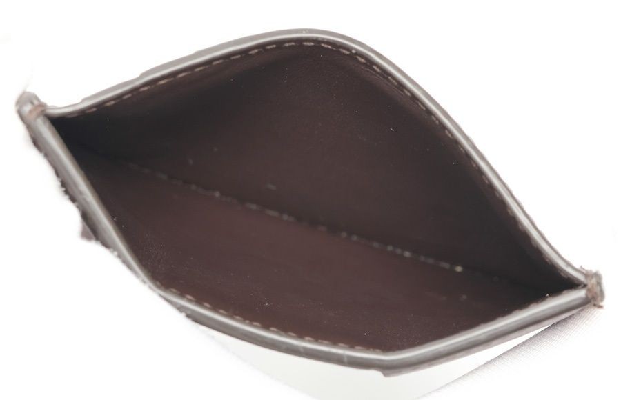 Bottega Veneta Cassette Credit Card Case Leather Dark Brown Unisex thumbnail 5