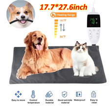 Pet Heating Pad Electric Blanket Waterproof Washable Portable Dog Cat 27.6"X18"