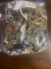 10 lb Vintage Costume Jewelry Lot Wearable Repair Craft Rhinestone Beads Mixed