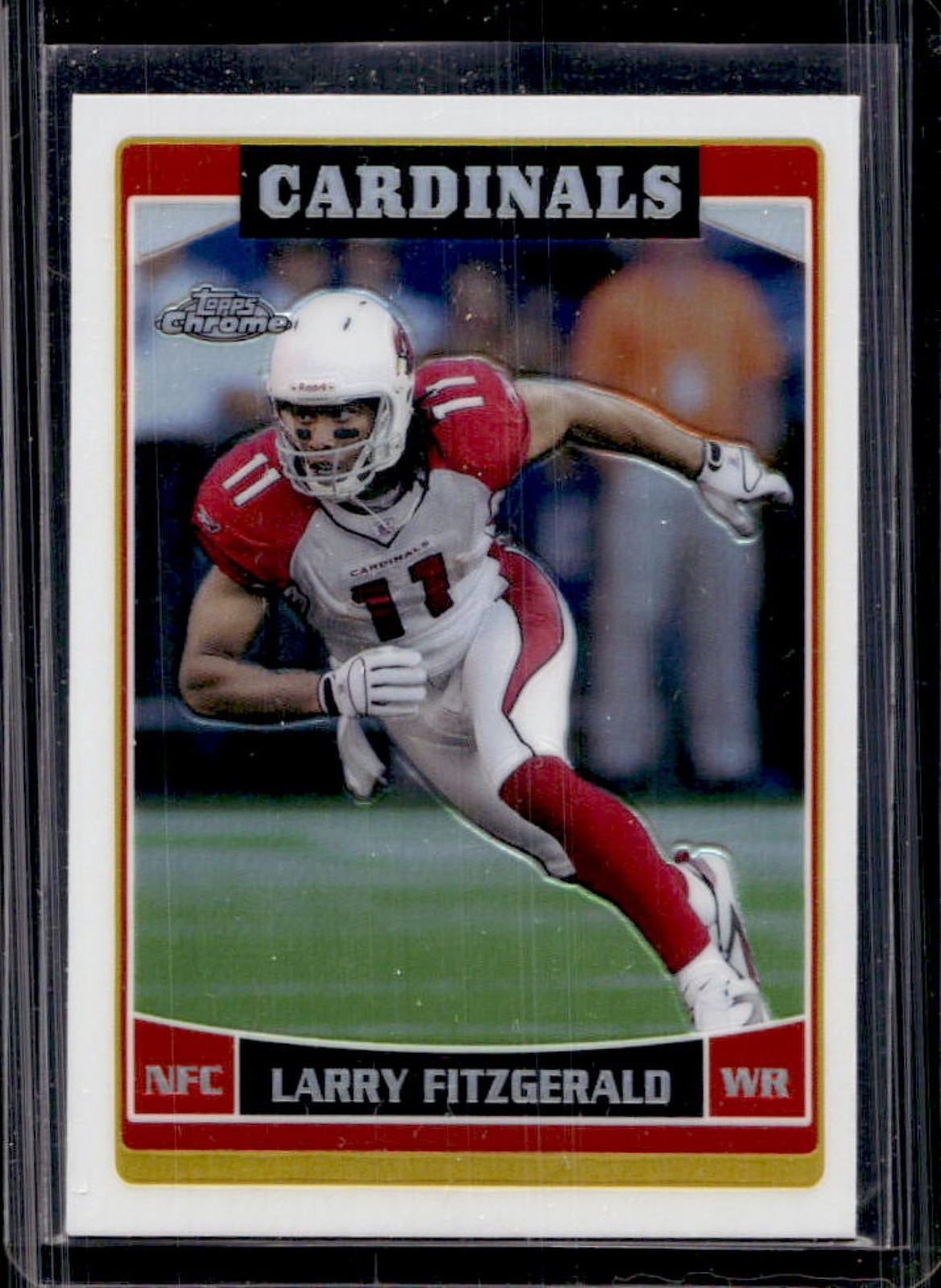 2006 Topps Chrome Larry Fitzgerald Refractor #122 Cardinals