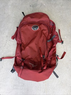 Osprey Farpoint 55 Travel Backpack Jasper Red Hiking Bag Large Bag Only!
