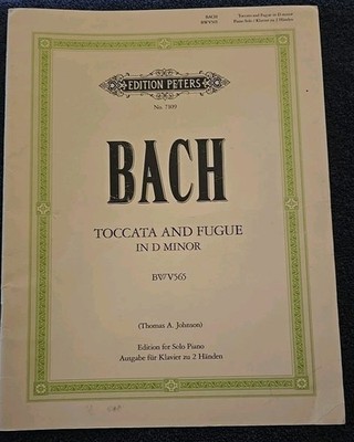Toccata and Fugue in D minor BWV 565 (Arranged for Piano) (Sheet)