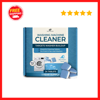 #ad Uproot Clean Washing Machine Cleaner Tablets 24 Pack for a 12 Month Supply. Fo $7.99