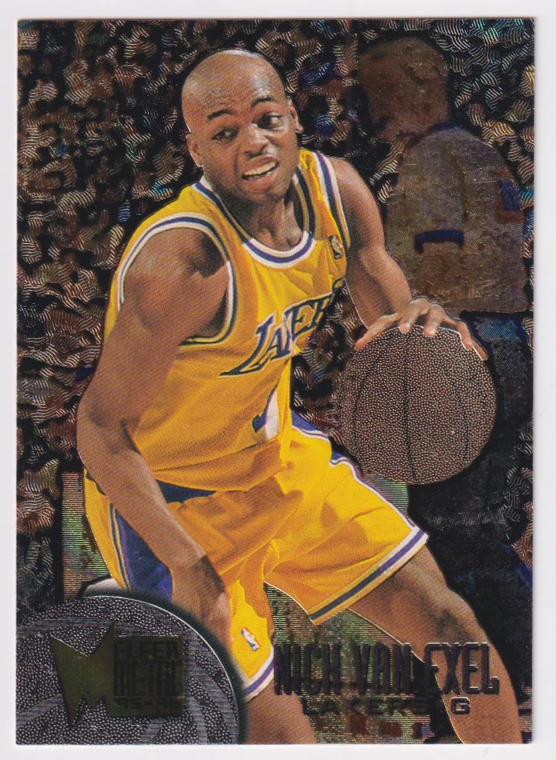 1995-96 Fleer Metal Nick Van Exel Los Angeles Lakers #55