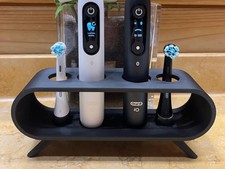 Oral-B iO Dual Toothbrush Holder – Free Standing Storage for 2 Handles